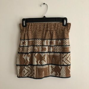 Suno knitted mini skirt